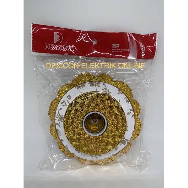 fitting lampu DPI 1H-1/fitting plafon terbaru 2022 - fitting hias rumah - fitting model diamond - fitting plafon - fitting lampu rumah