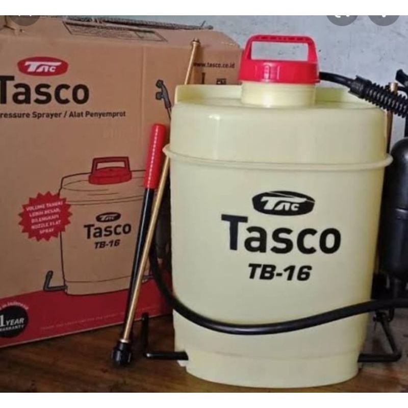 sprayer kompa manual pertanian Tasco TB 16 kapasitas 16 liter