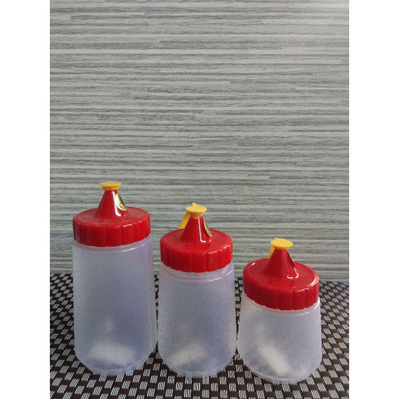 Botol kecap plastik / 500ml / 300ml / 200ml owl