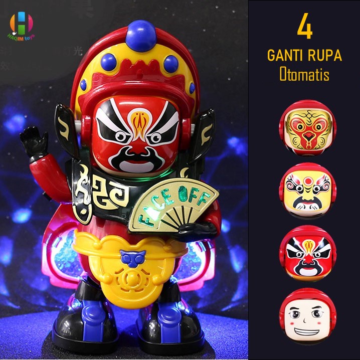 Mainan Anak Laki Laki Perempuan 1 Tahun 2 Tahun Mainan Robot Boneka Joget H74