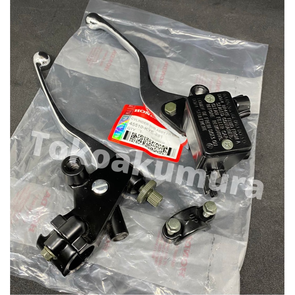 master rem atas assy CB 150 R sepaket + silver baut handel set dudukan handel kopling Tiger Megapro Verza