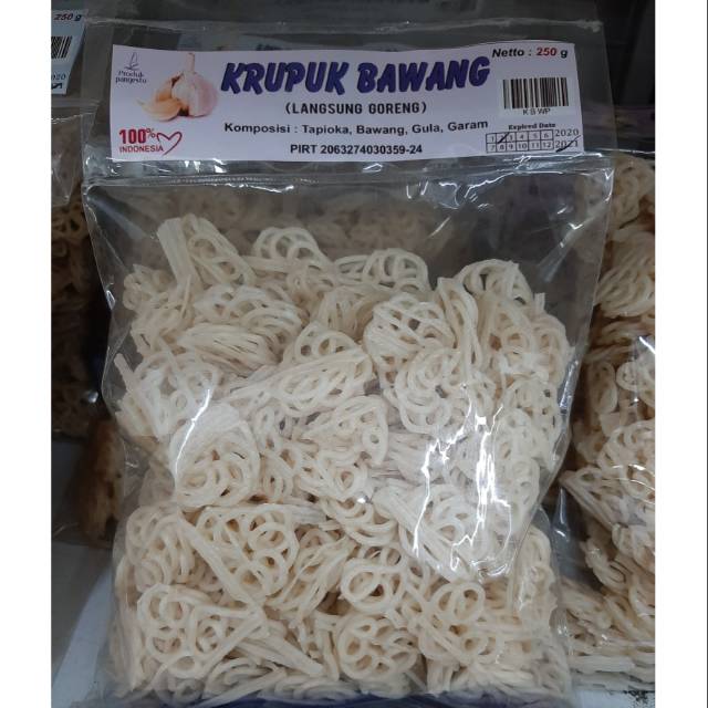 

Krupuk Bawang Renyah 250gr