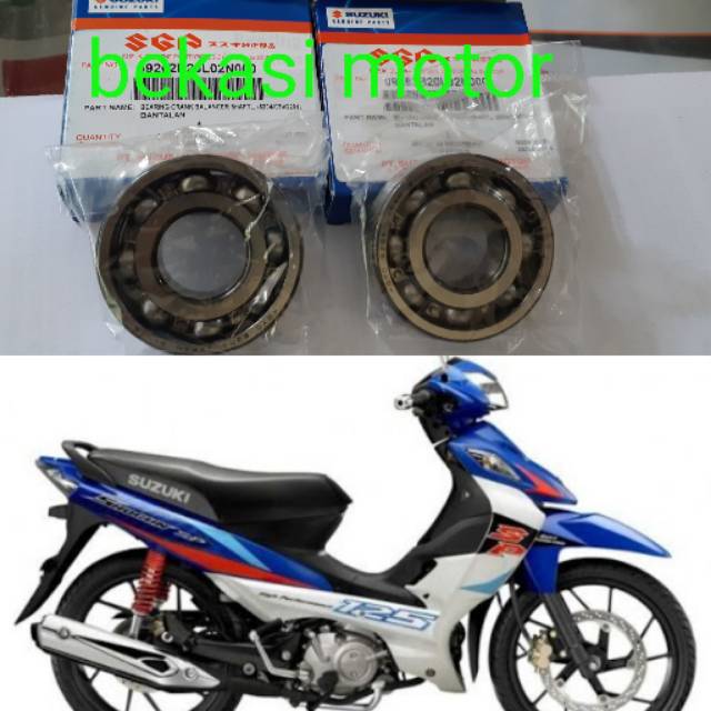 6204 2pcs sepasang laher bearing balancer suzuki shogun 125 SP FL RR original