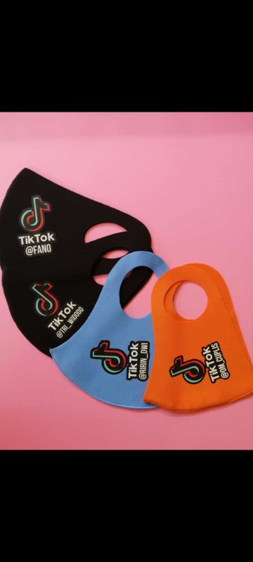 Masker Scuba Custom Nama Atau Logo