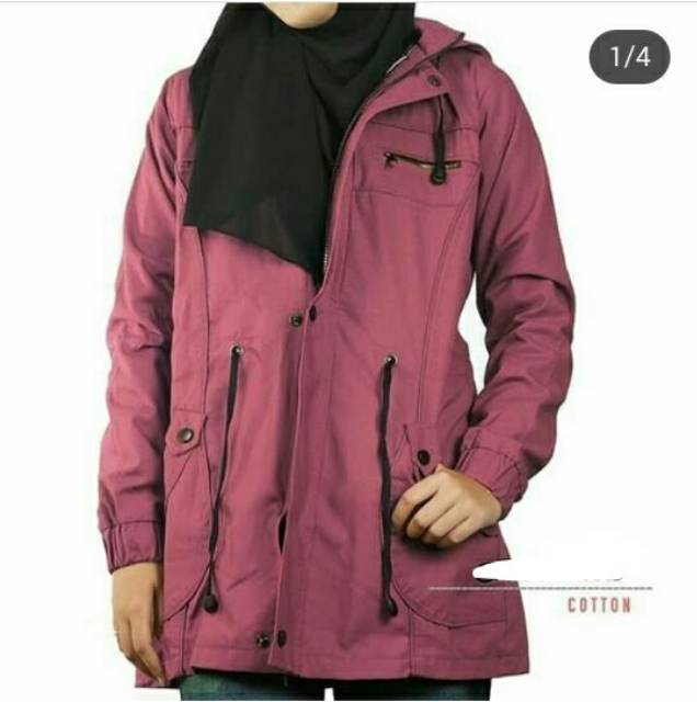 Jaket Para Cewek Bahan Katun Kanvas Shopee Indonesia
