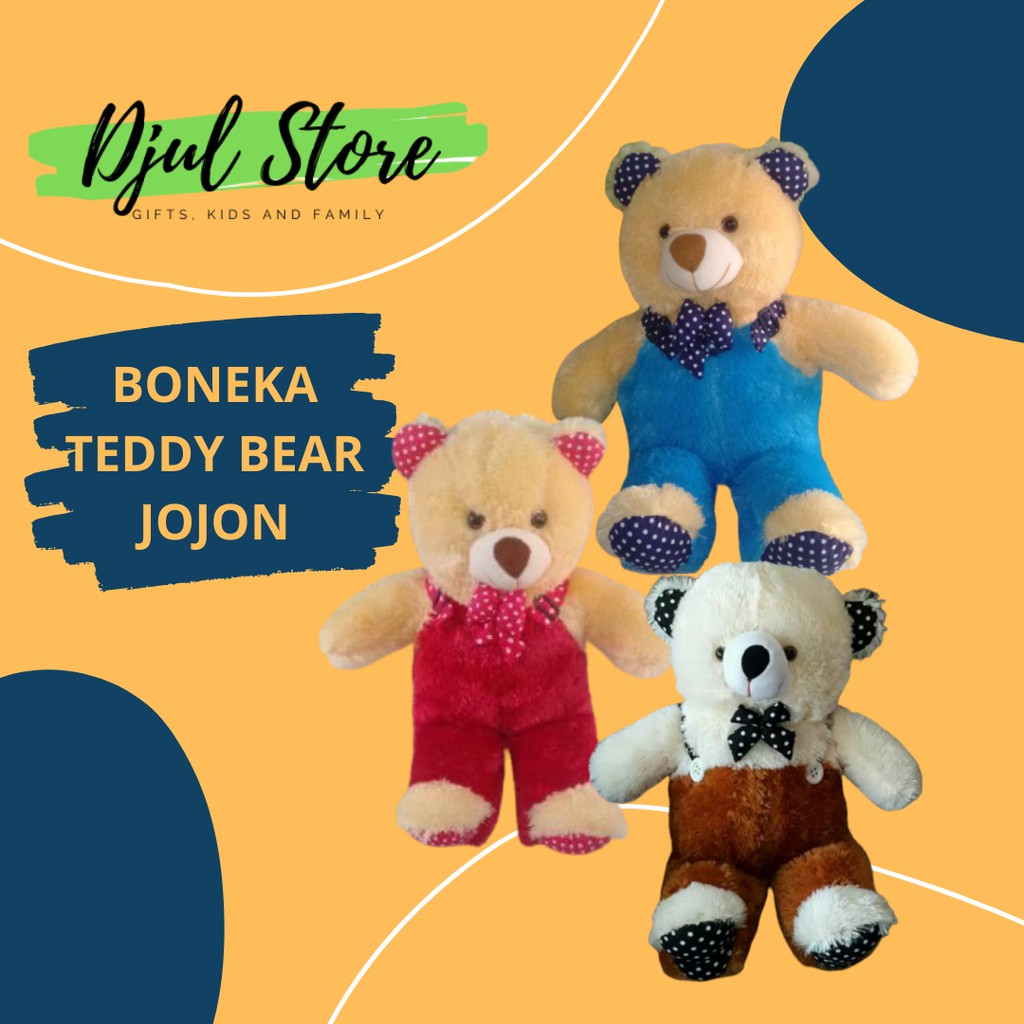 BISA COD BONEKA TEDDY BEAR JOJON LUCU UKURAN 70 CM