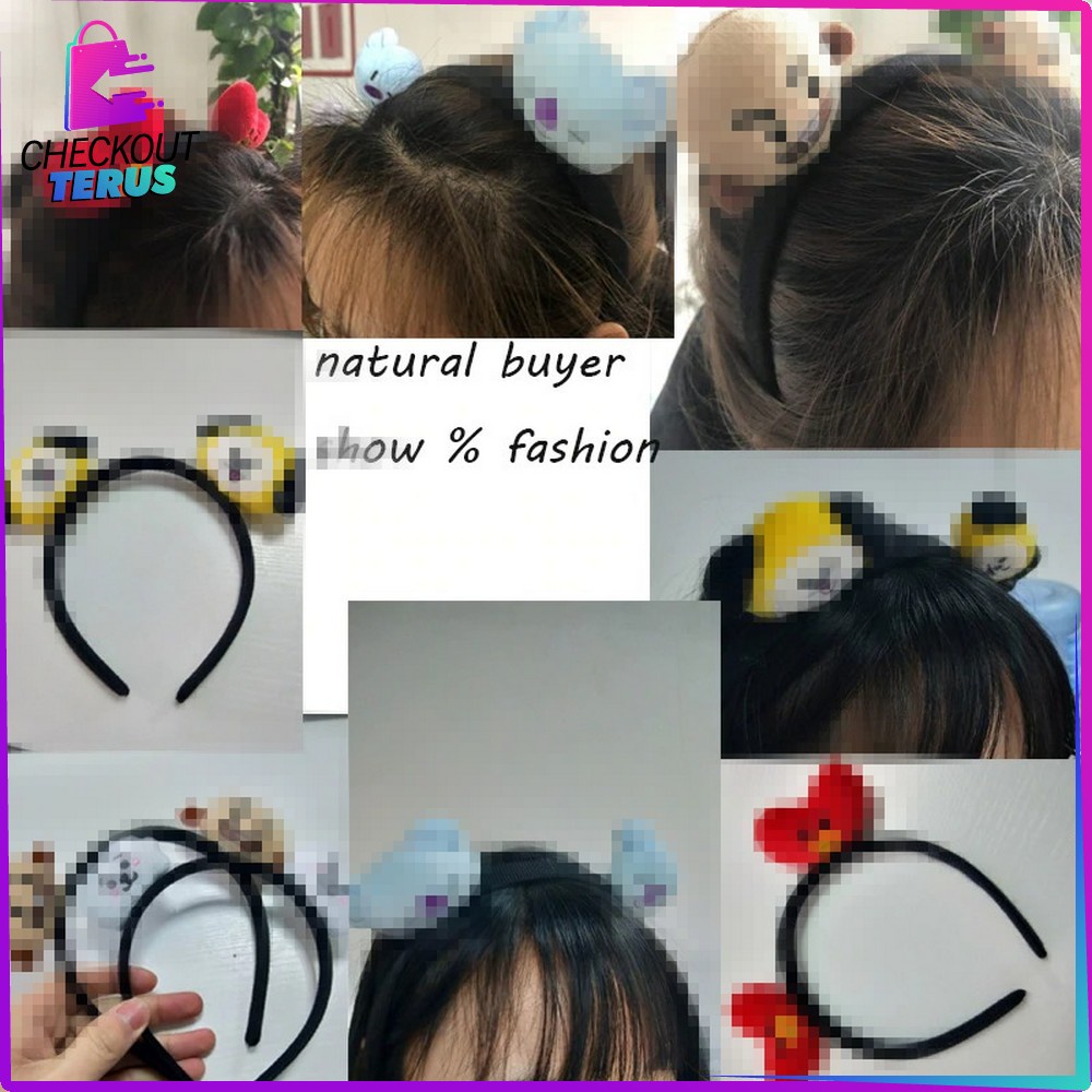 CT C8 Bendo Fashion Wanita Karakter Bangstan Boys Bando Anak Perempuan Headband Accesories Motif Lucu