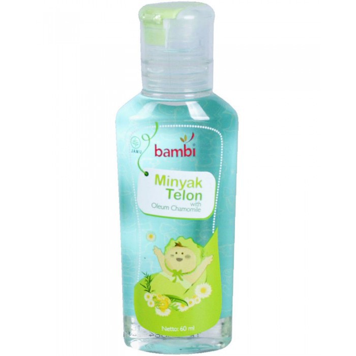 Bambi Minyak Telon with Oleum Chamomile 60mL | Baby Oil