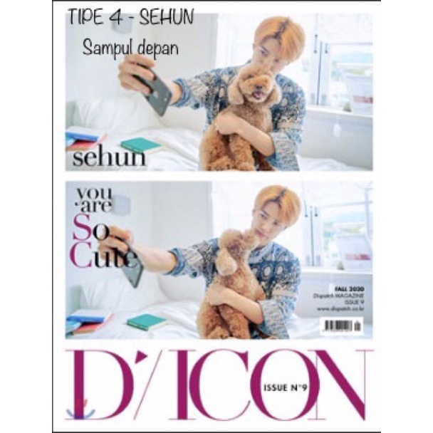 MAJALAH DICON SEHUN CHANYEOL 2020 - TIPE 4 (COVER SEHUN)