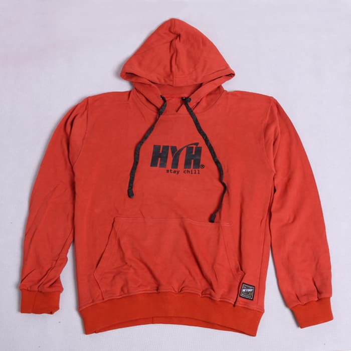 Heyho Hoodie Pullover Heyho Sc Logo In Indian Orange