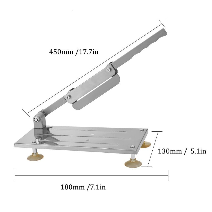 Alat Slice Daging Meat Lamb Cutter Machine - SKP229 - Silver