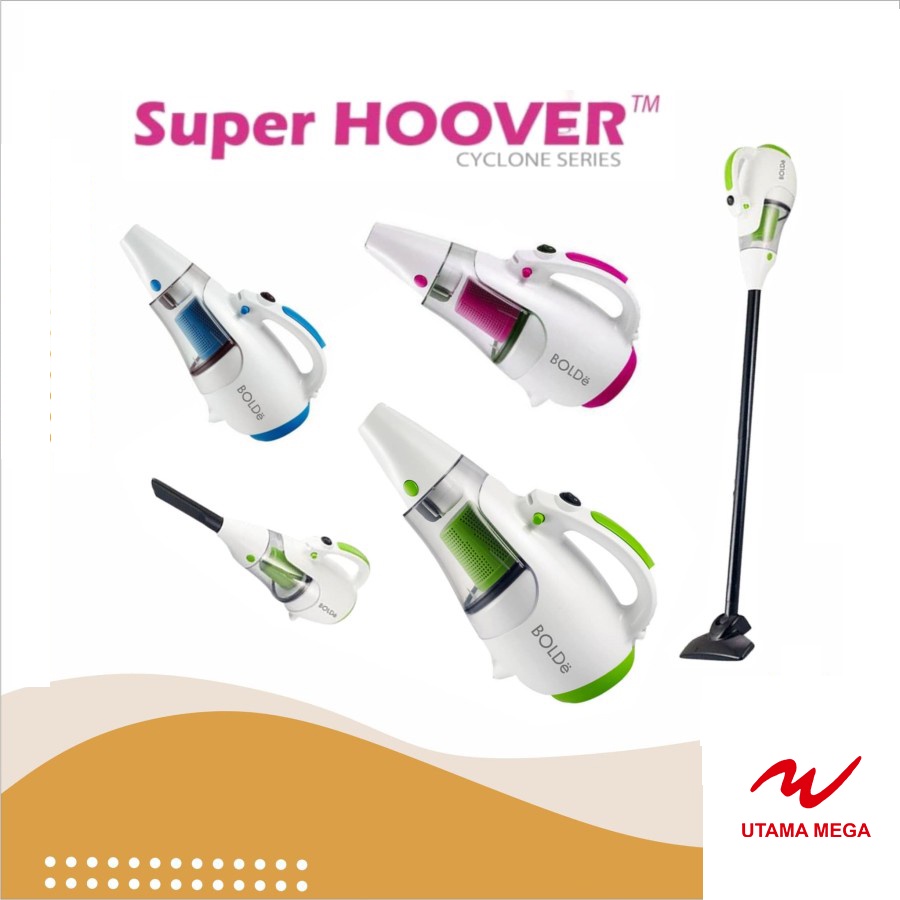 Bolde Super Hoover Cyclone Black Series Penghisap Debu Xtra Boost New Edition