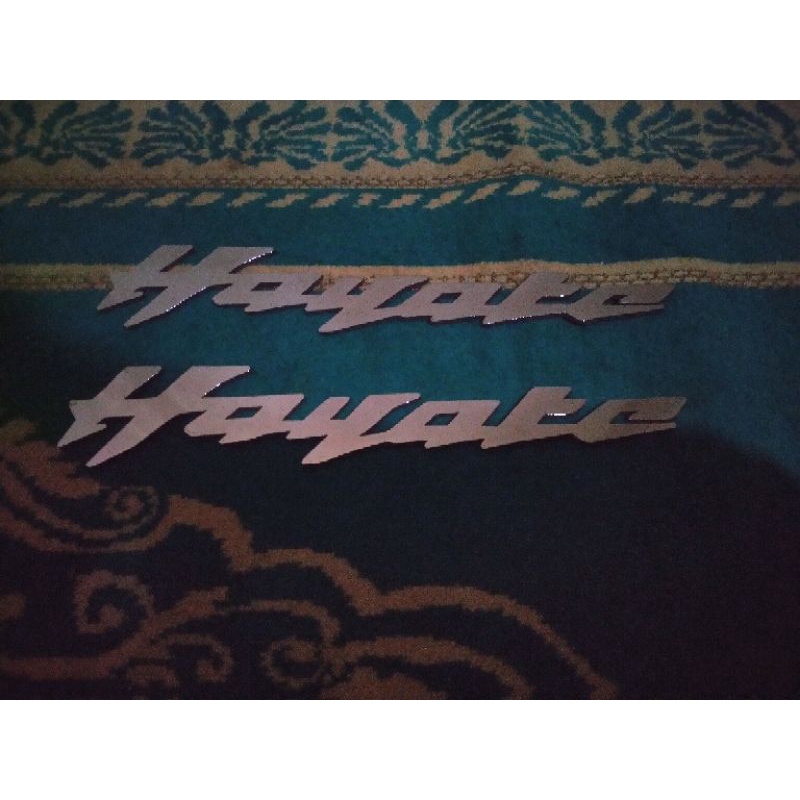 emblem Hayate ( skywave) stainless dapat dua