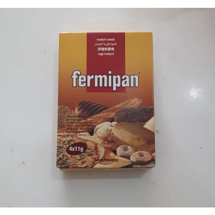 

Ragi kering fermipan 4 x 11gr / yeast fermipan TERLARIS TERPERCAYA ORIGINAL