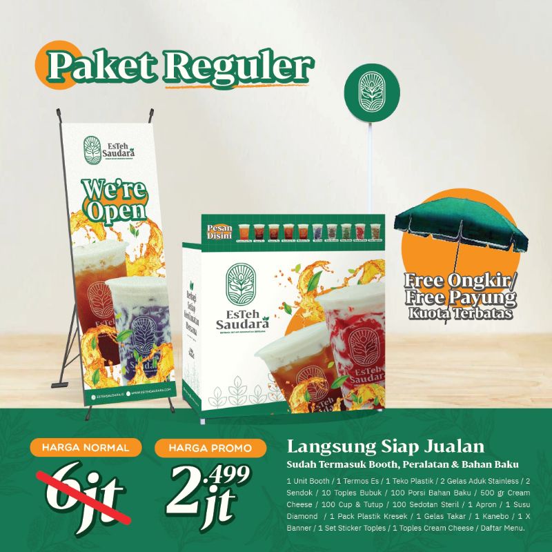 Jual FRANCHISE MINUMAN ES TEH TERLARIS 2022 | Shopee Indonesia