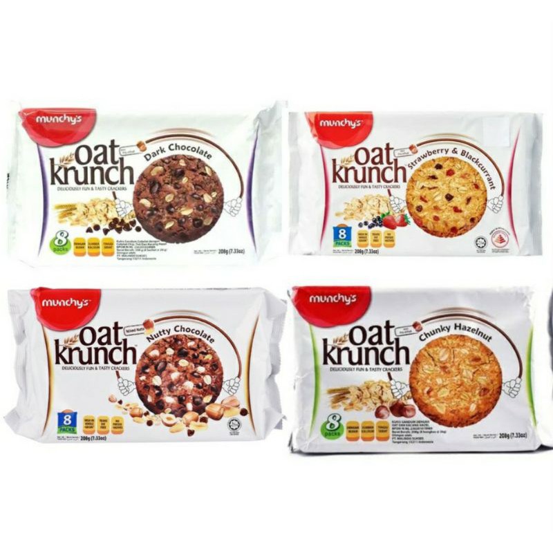 

Biscuit Munchys Oat Krunch 208gr / Biskuit Munchy Oat Krunch Gandum Cemilan Munchy's