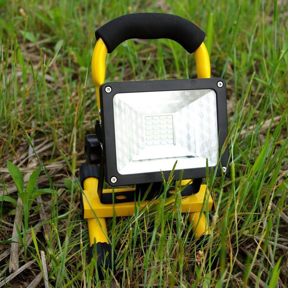 Lampu Senter Proyek Bisa mode Strobo untuk Signal hati hati atau bahaya, Recharge, Anti Air  Lampu LED Outdoor 18650 30W - W804 Waterproof IP65 30W LED Flood Light Portable Construction Site SpotLight Rechargeable Outdoor Work LED Emergency Light