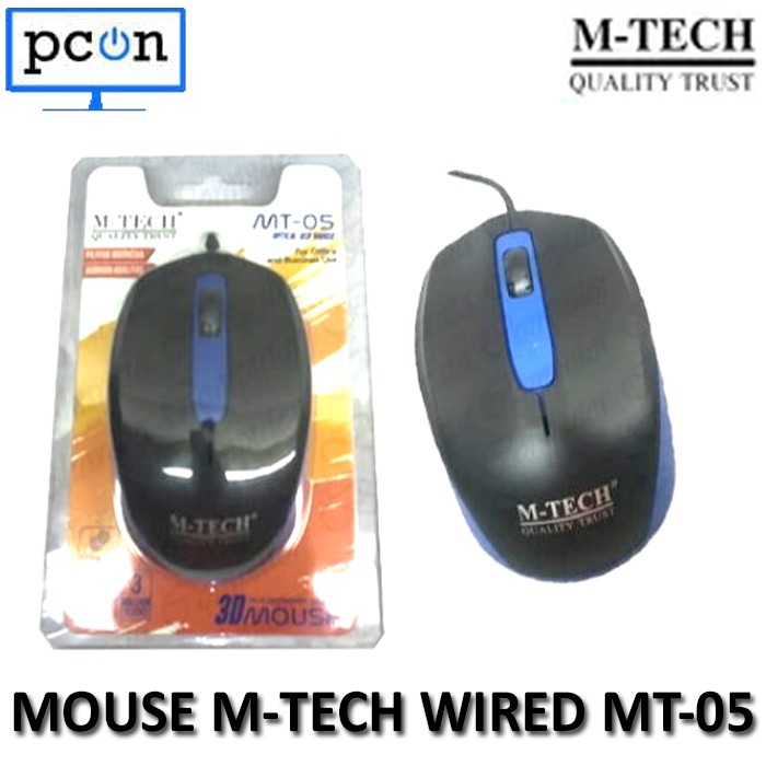 Mouse USB Kabel M-Tech MT-05 - Hitam