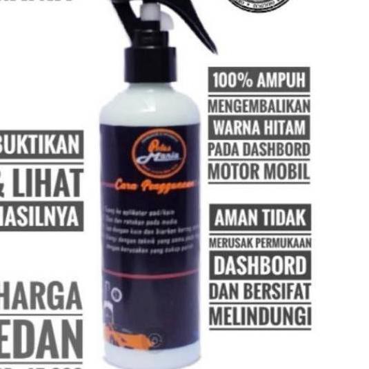 8GOS  Back to Black Penghitam Dashboard Interior Mobil/Body Kendaraan/ Semir Ban Mobil dan Motor LQ7