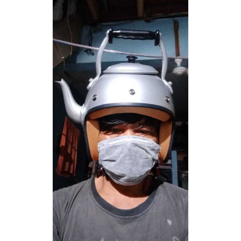  Helm  3D Bentuk Ceret  Shopee Indonesia