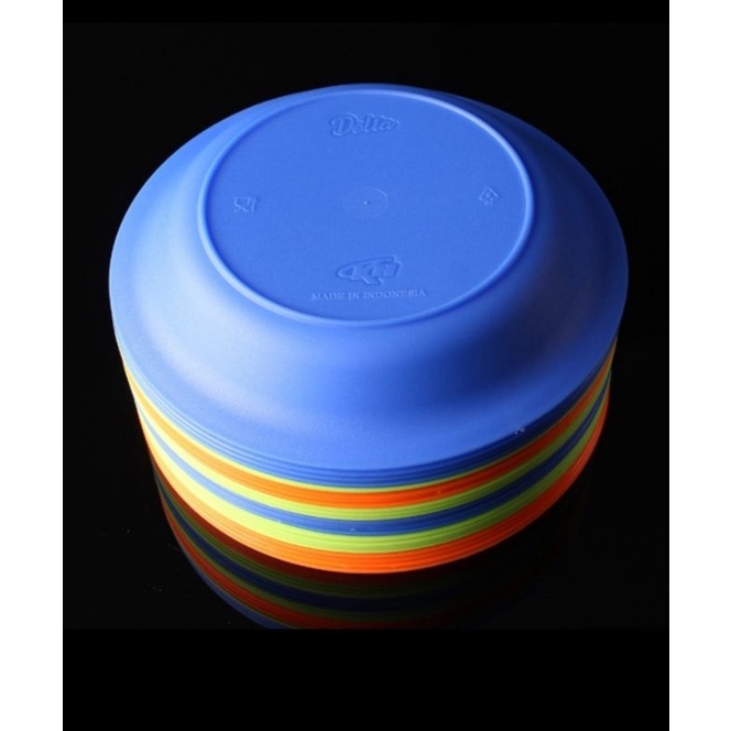 3 PCS PIRING MAKAN PLASTIK/PIRING DELIA 8&quot;