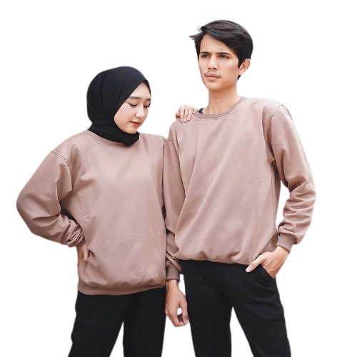 JAKET SWEATER COUPLE KAPEL CEWEK COWOK KEKINIAN SWETER CREWNECK PRIA WANITA BEST SELLER TERMURAH