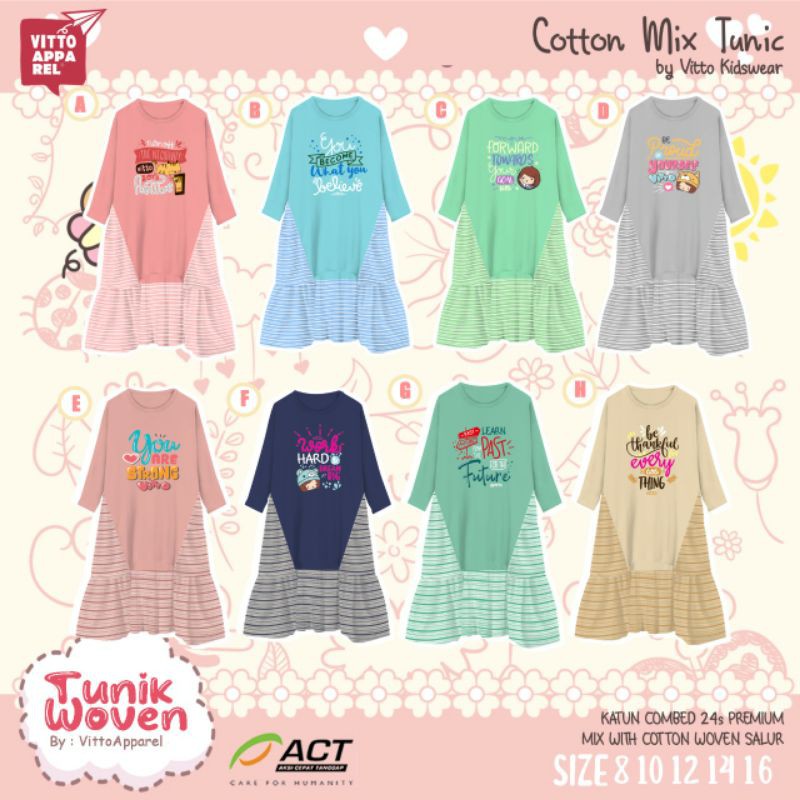 Tunik anak woven by Vitto