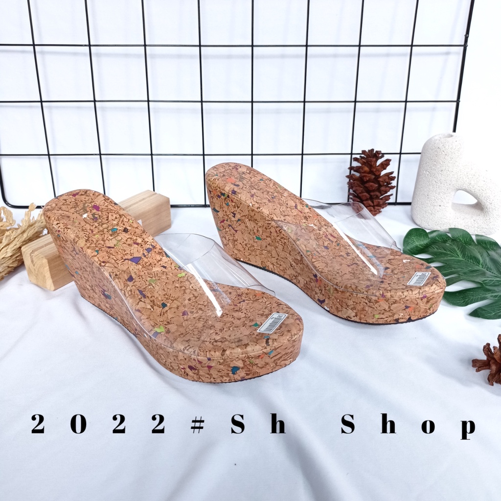 Promo Sandal Wedges Mika Wanita Termurah / Sandal Wedges Wanita Terbaru / Sandal Wanita Original / Sandal Wanita Korea / Sandal Wanita