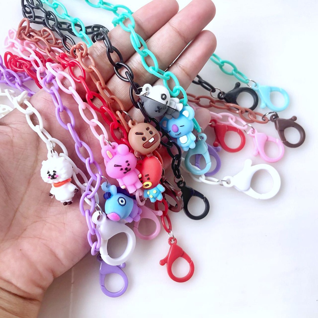 TALI MASKER BT21 RANTAI / TALI MASKER ANAK