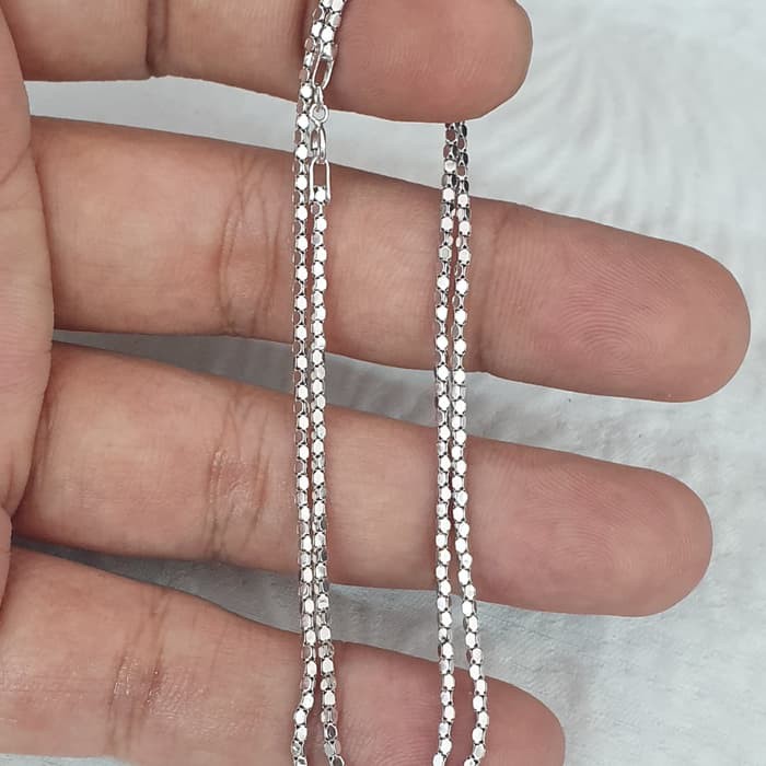kalung emilio hwt putih emas 75% 750 75 %