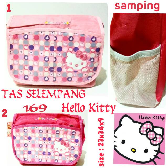 Tas selempang anak cewek karakter Hello Kitty 169 tas selempang anak murah dan terbaru