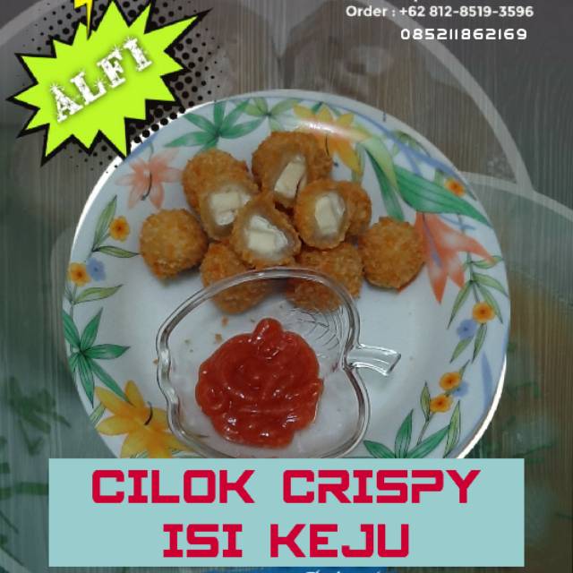 

Cilok crispy isi keju