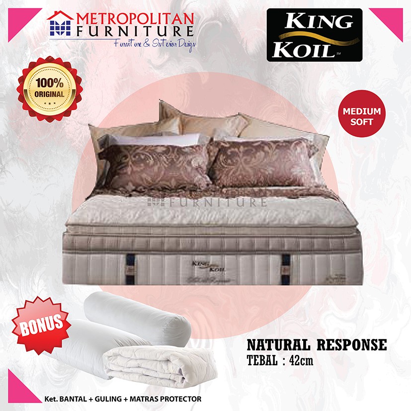 Kasur Springbed King Koil Natural Response / Spring bed matras