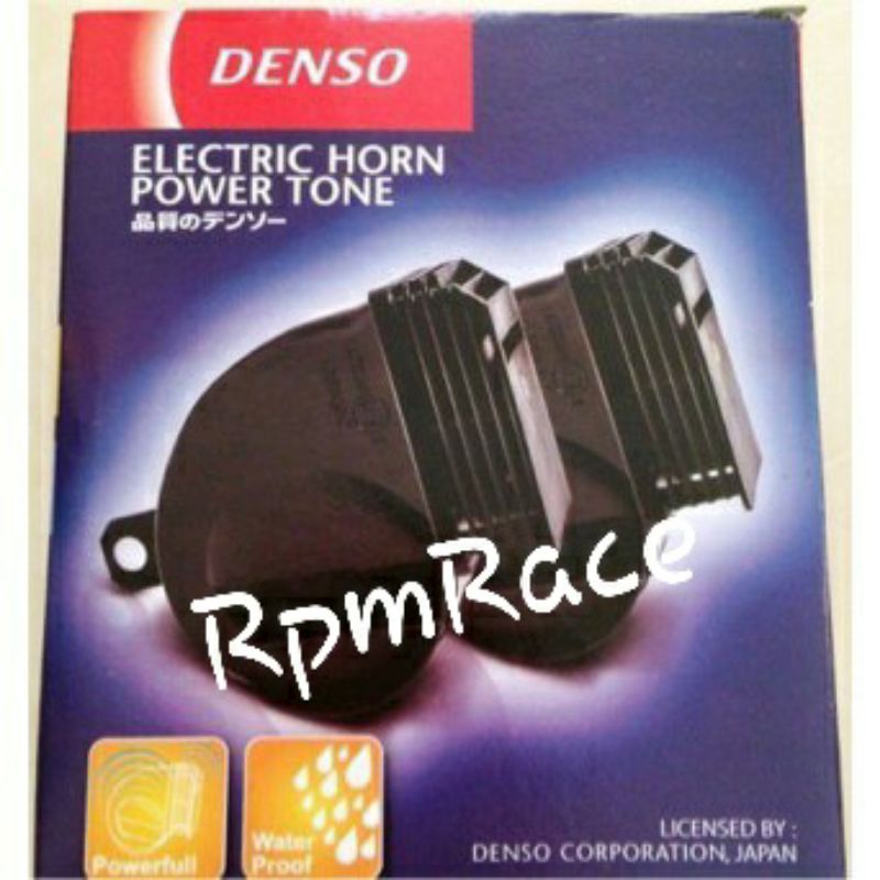 Klakson Denso 12V Keong WATERPROOF (HARGA KLAKSON 1/  2 PCS) ORIGINAL DENSO -61107-