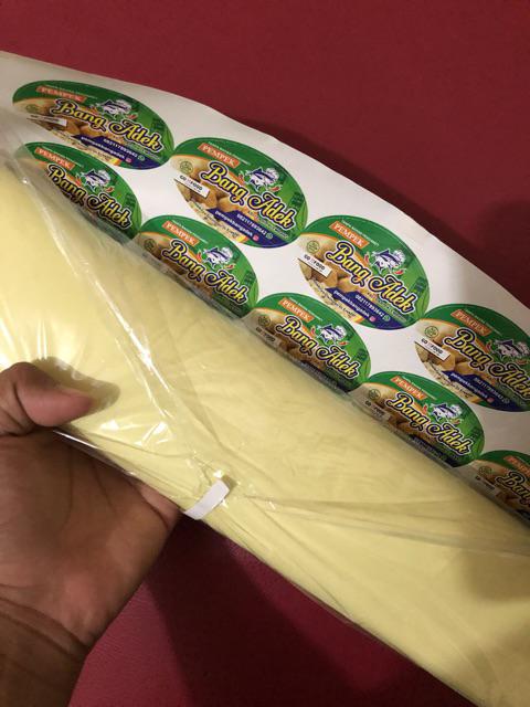  STIKER  STIKER  PRODUK MAKANAN BULAT  FULLCOLOUR FREE 