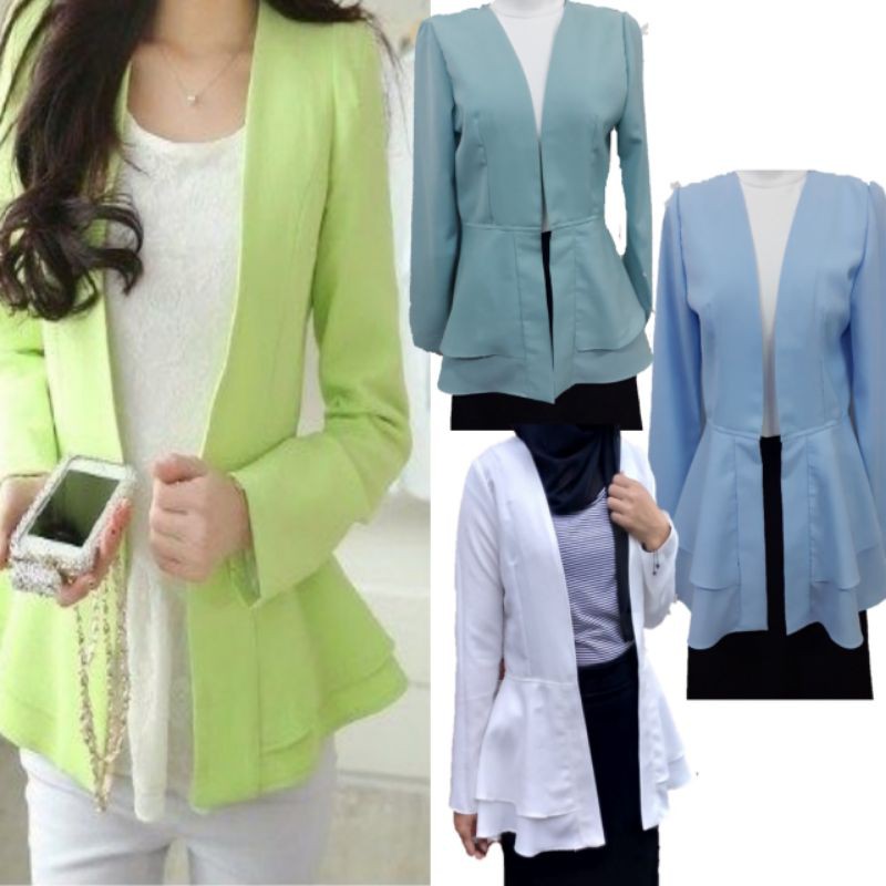 BLEZER WANITA-BLEZER CASUAL-BAJU KERJA-ATASAN WANITA