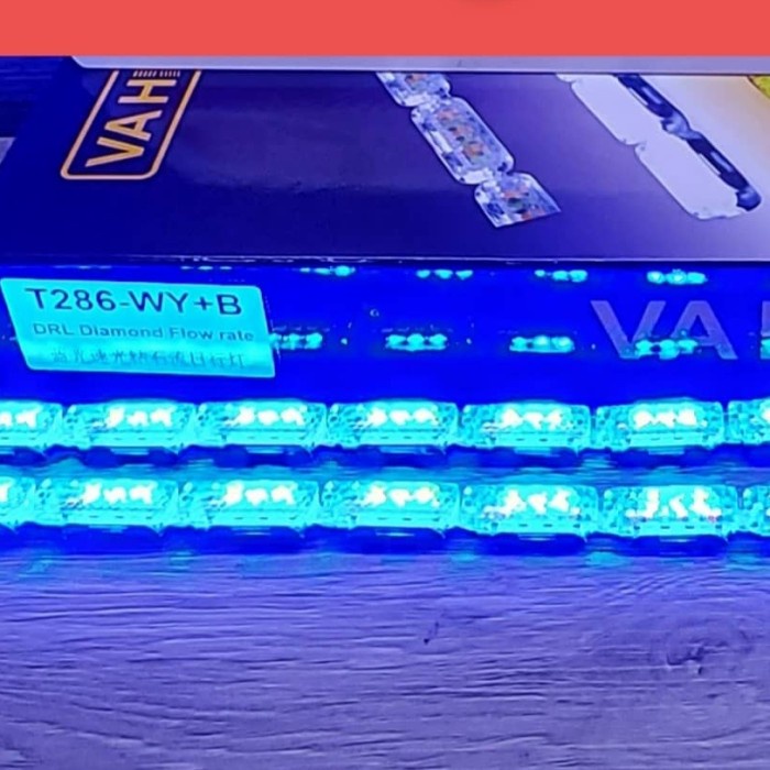 DRL LED ALIS CRYSTAL VAHID T286 PUTIH/BIRU WELCOME RUNNING