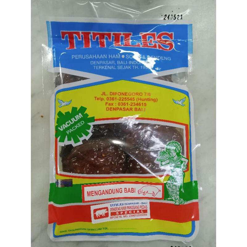 

Dendeng Babi Panggang Special (Lada Hitam) 250gr