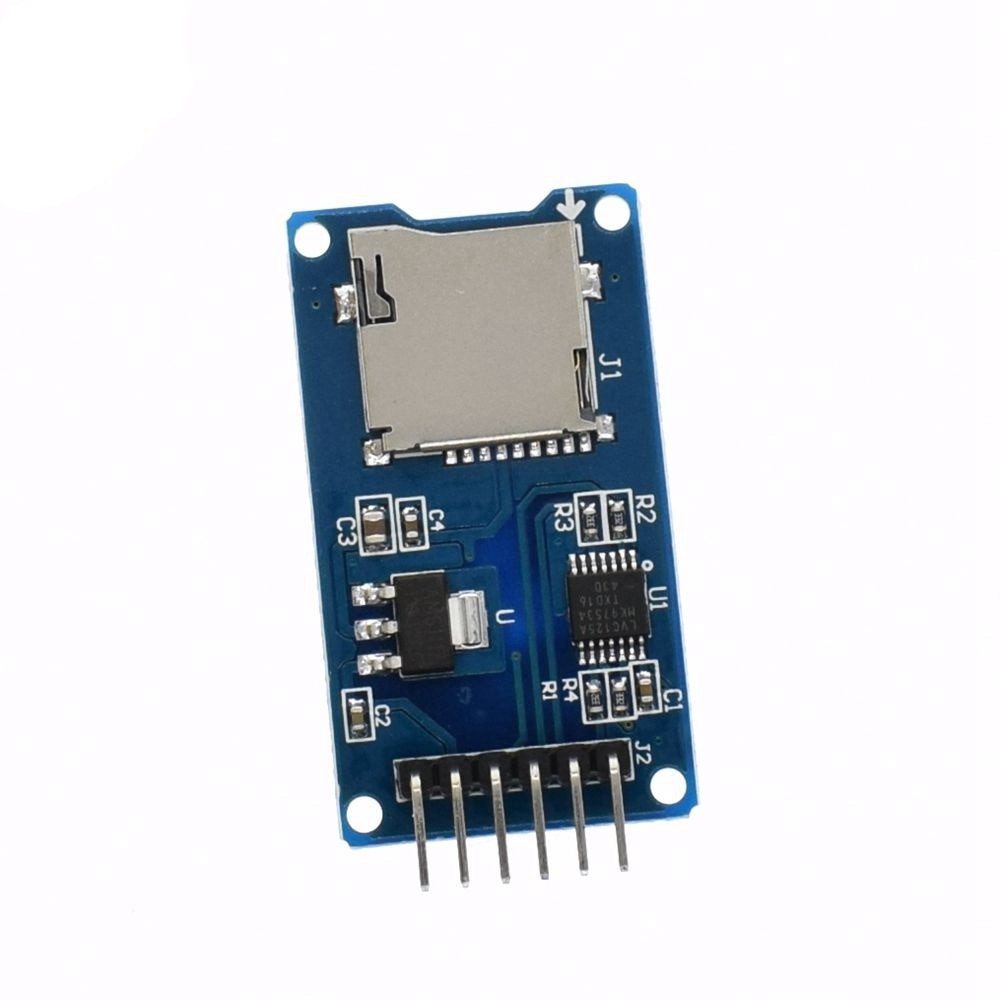 MICRO SD CARD MINI TF READER SLOT READ WRITE SPI MODULE