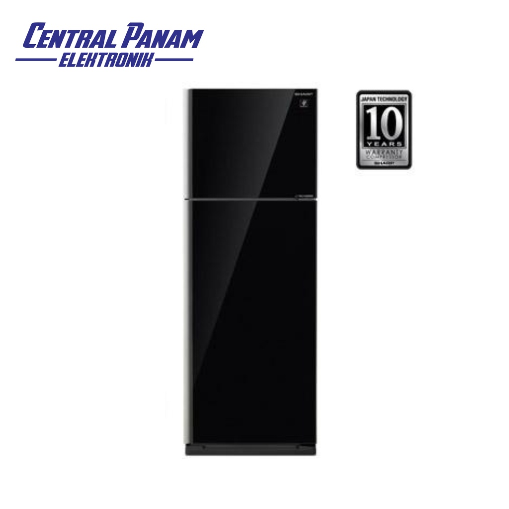 SHARP Kulkas 2 Pintu SJ-IG571PG-BK Central Panam Elektronik