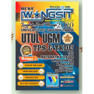 DADK [UTUL UGM TKDU DIAMOND] Paket Buku Wangsit UM UGM | UTUL UGM 2020 TES POTENSI SKOLASTIK dan TKD
