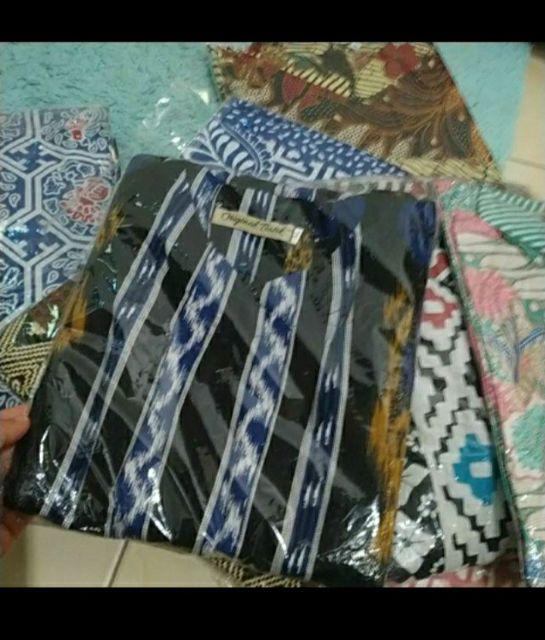 Tunik Serut Motif Songket Batik Modern