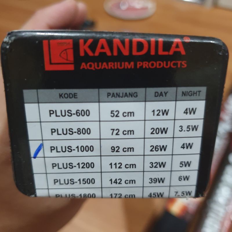 LAMPU LED KANDILA PRO RED DAY AND NIGHT UV A UV B VIEW PLUS 1000 LAMPU T8 KANDILA