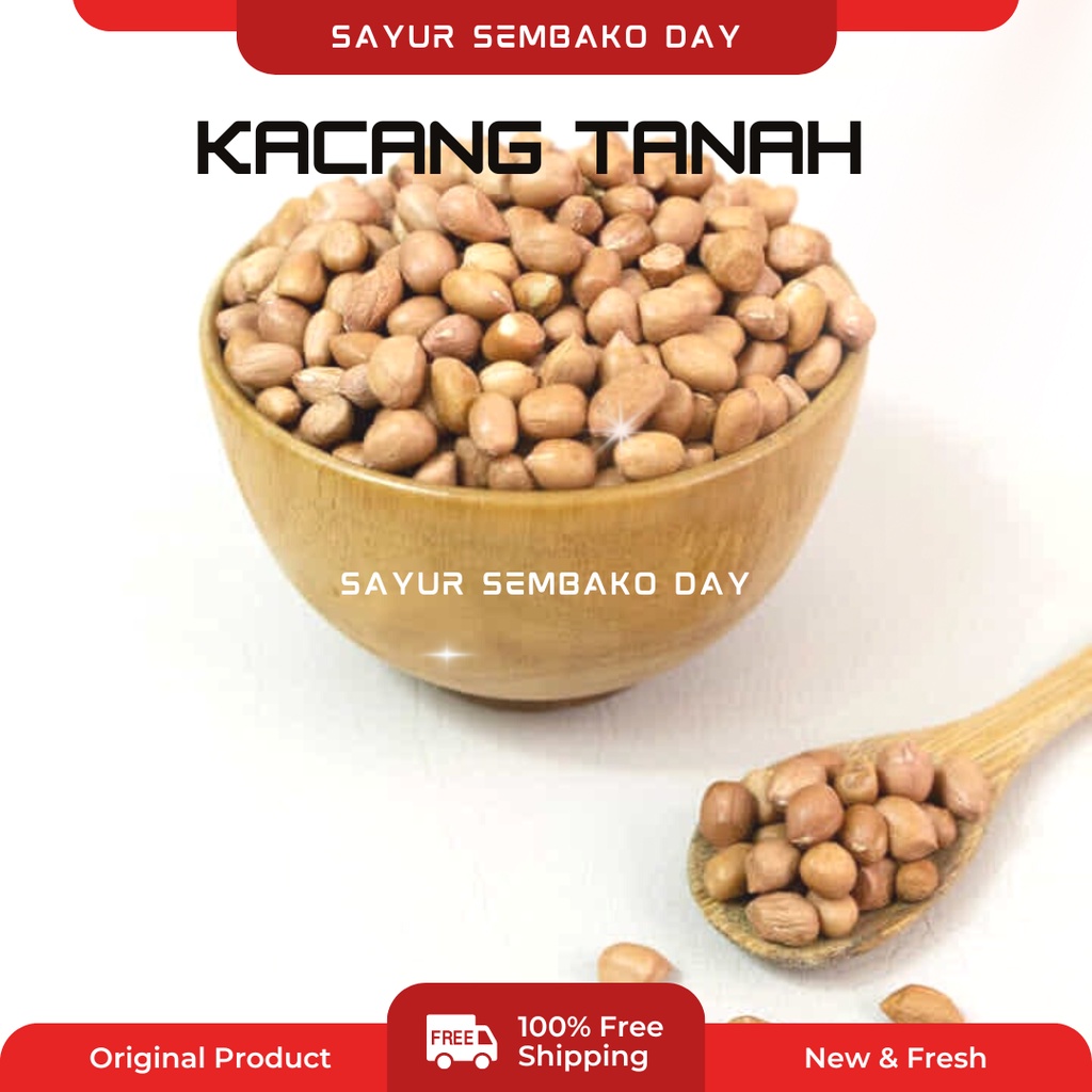 

Kacang Tanah Kulit Super / Kacang Tanah Mentah 250gr
