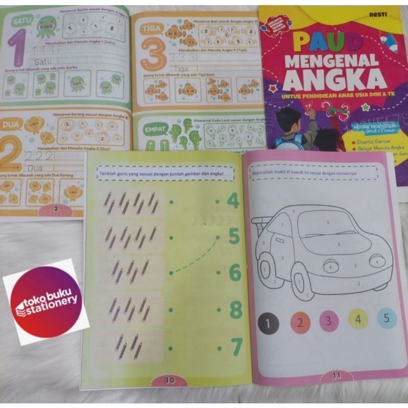 Buku Paud Dan TK Usia 3 - 5 Tahun (SANDRO)