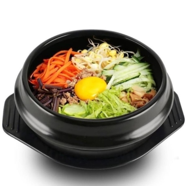 

Berkualitas MANGKOK SAJI KOREA DOLSOT TUKPEGI HITAM WADAH BIBIMBAP 16CM TUPEGI1608
