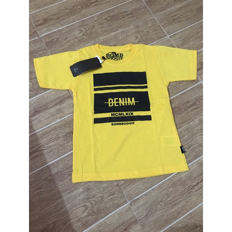 KAOS ANAK BOMBOGIE KUNING
