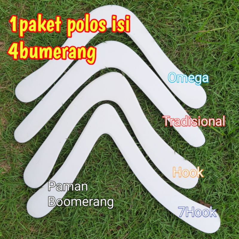 

Termurah Bumerang 1Paket polos tanpa paint.
