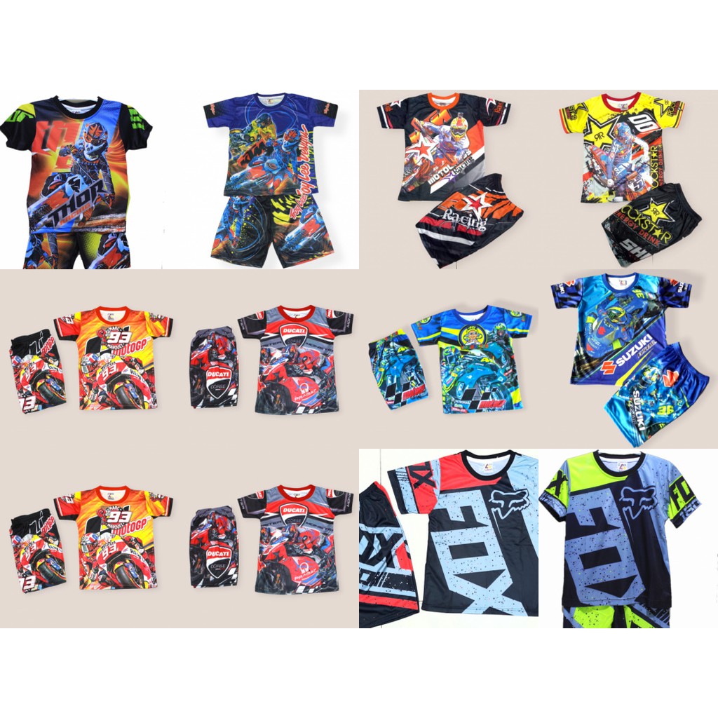 GROSIR JERSEY SETELAN ANAK CROSS/BAJU BALAP MOTOR CROSS HONDA/YAMAHA/BAJU  TRAIL ANAK SIZE 18-20