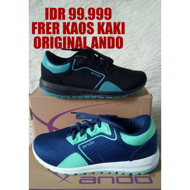 sepatu wanita sport ORIGINAL ANDO LINDEN